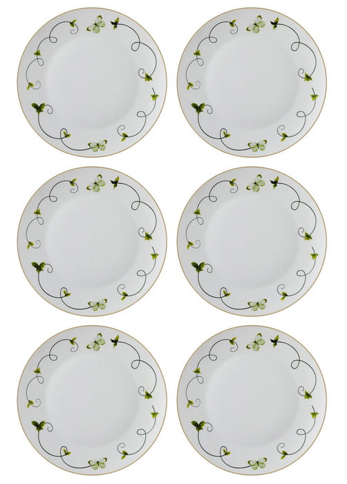 Hermia Juego de Platos de Servicio DNR0068 (6 piezas) Multicolor Hermia Juego de Platos de Servicio DNR0068 (6 piezas) Multicolor